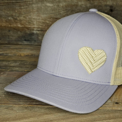 Woven Heart hat - Aspen By The Brook -