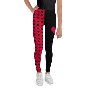 Queen of Hearts - Youth Leggings (Red)