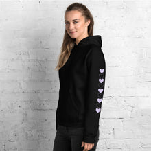 Queen of Hearts (with lavender) Women/teen Hoodie - Aspen By The Brook -