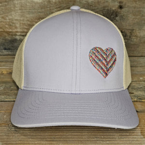 Woven Heart hat - Aspen By The Brook -