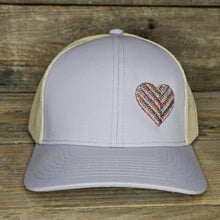 Woven Heart hat - Aspen By The Brook -