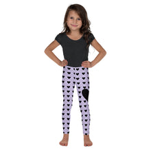 Queen of Hearts Kid's Leggings (Purple)