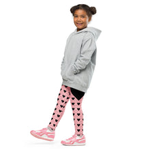 Queen of Hearts Kid's Leggings (Pink)