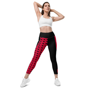 Queen of Hearts pocket leggings - Women & Teens