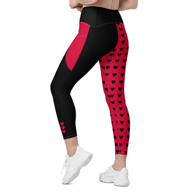 Queen of Hearts pocket leggings - Women & Teens