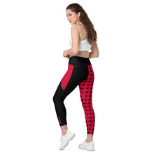 Queen of Hearts pocket leggings - Women & Teens