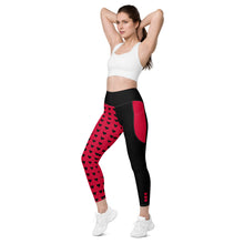 Queen of Hearts pocket leggings - Women & Teens