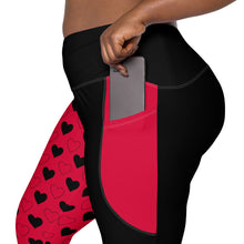 Queen of Hearts pocket leggings - Women & Teens