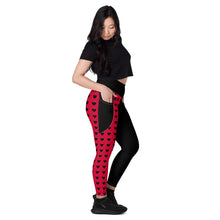 Queen of Hearts pocket leggings - Women & Teens