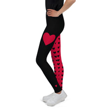 Queen of Hearts - Youth Leggings (Red)