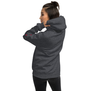 Queen of Hearts (with red) Women/Teen Hoodie - Aspen By The Brook -