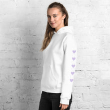 Queen of Hearts (with lavender) Women/teen Hoodie - Aspen By The Brook -