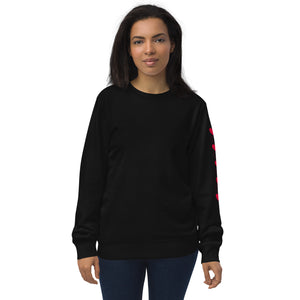 Queen of Hearts (with red) Women/Teen organic sweatshirt