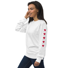 Queen of Hearts (with red) Women/Teen organic sweatshirt