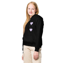 Three hearts Youth hoodie