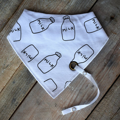 Got Milk? Fashion Scarf Bib - Aspen By The Brook - Bibs