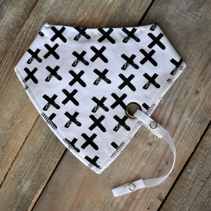 X Marks the Spot, Fashion Scarf Bib - Aspen By The Brook - Bibs